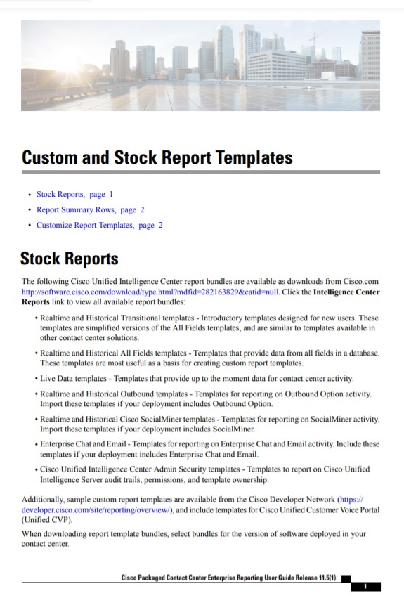 Blank Report Sample